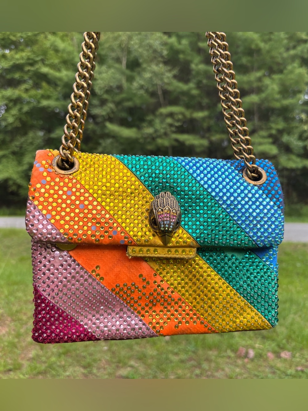 Kurt Geiger Glitter Crossbody Bag